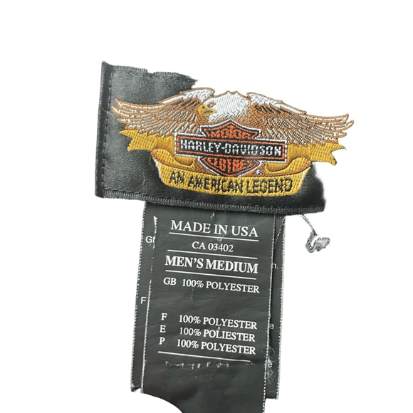 Men's Harley-Davidson Vest Size M Black - Picture 4 of 4